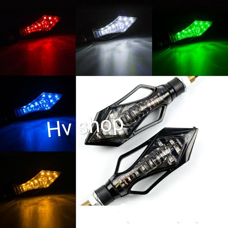xinhan xe may Bộ 2 Đèn Xi Nhan Xe Máy HV2 ( 1 cặp )