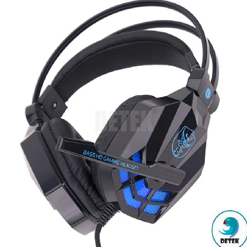 [HCM]Tai nghe game thủ Soyto SY850MV có Microphone có đèn LED (Đen Xanh)