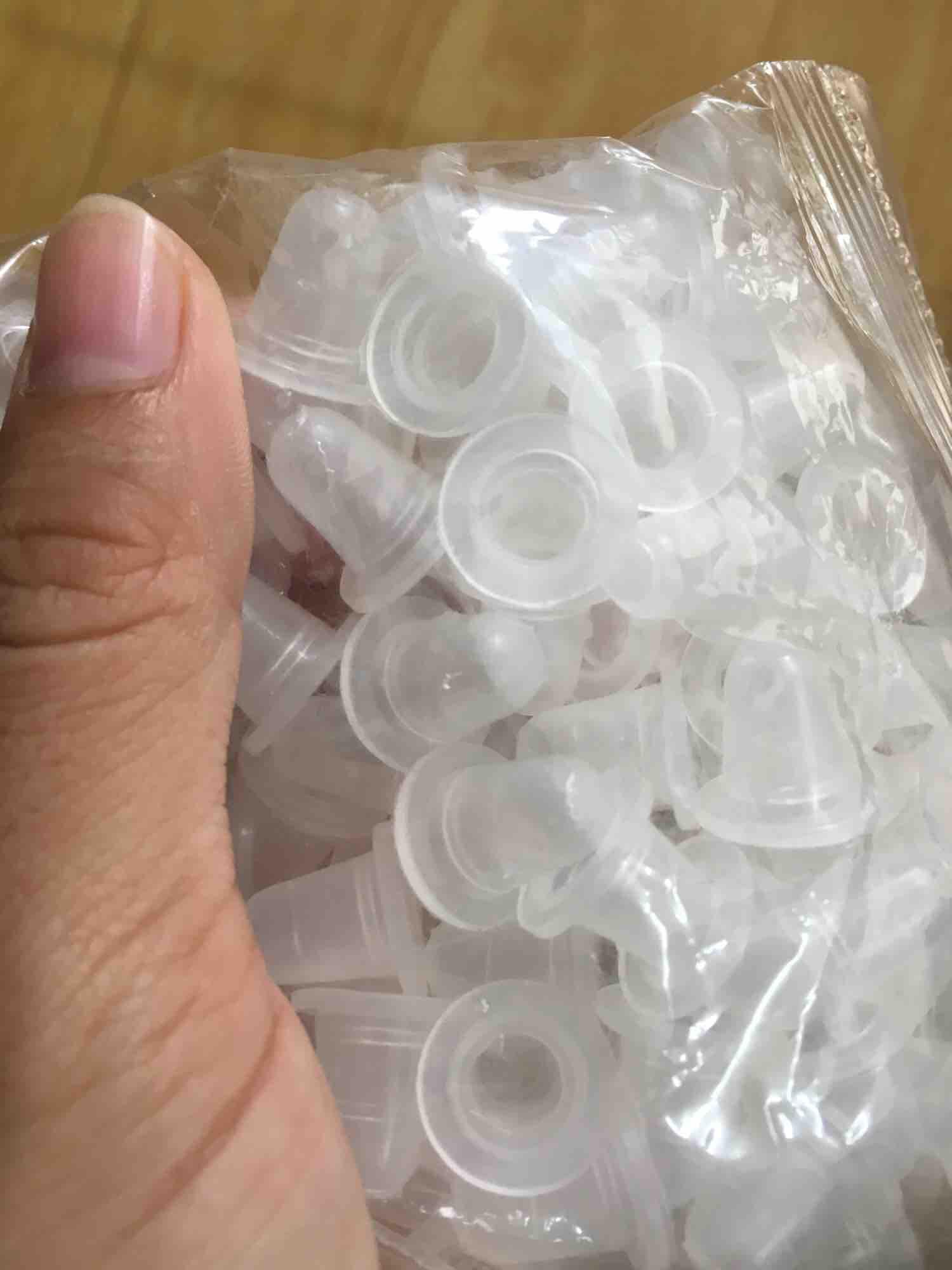 [HCM]Chum silicon nhỏ đựng mực xăm (bịch 100 cái)