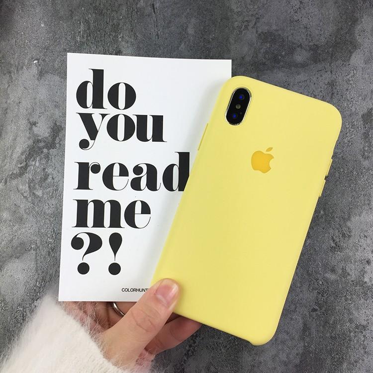 ỐP LƯNG IPHONE X SILICON COVER CHÍNH HÃNG