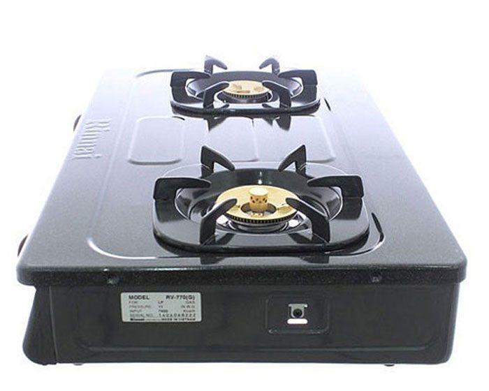 [HCM]Bếp gas đôi Rinnai RV-770(G) (Đen)