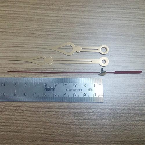 Combo 2 Bộ kim đồng hồ vàng ánh 10.5cm