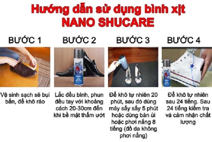 Lọ xịt phủ nano chống thấm Shucare