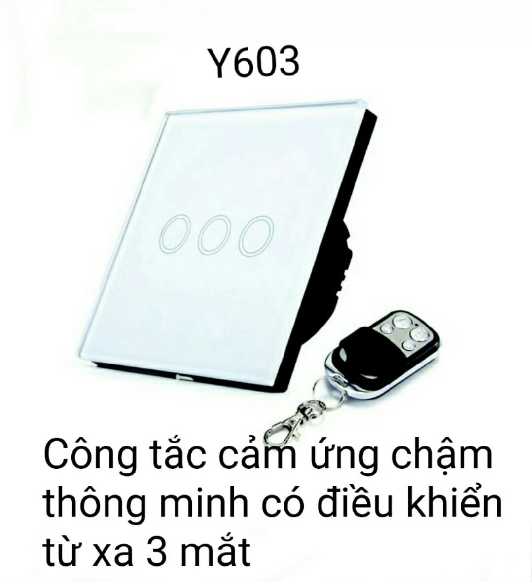 Công Tăc Cảm Ứng Chạm Âm Tường có điều khiển từ xa Y603