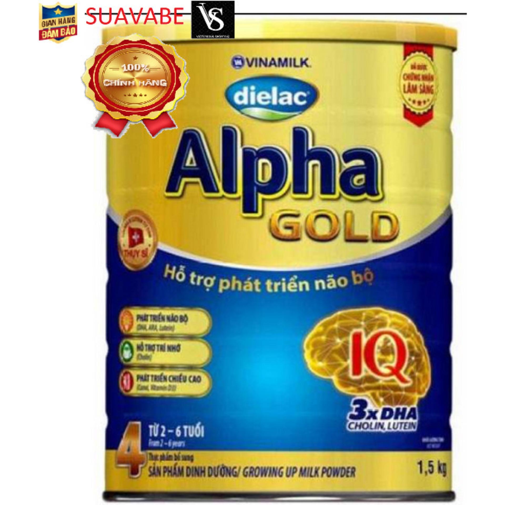Sữa bột Vinamilk Dielac Alpha Gold 4 850g