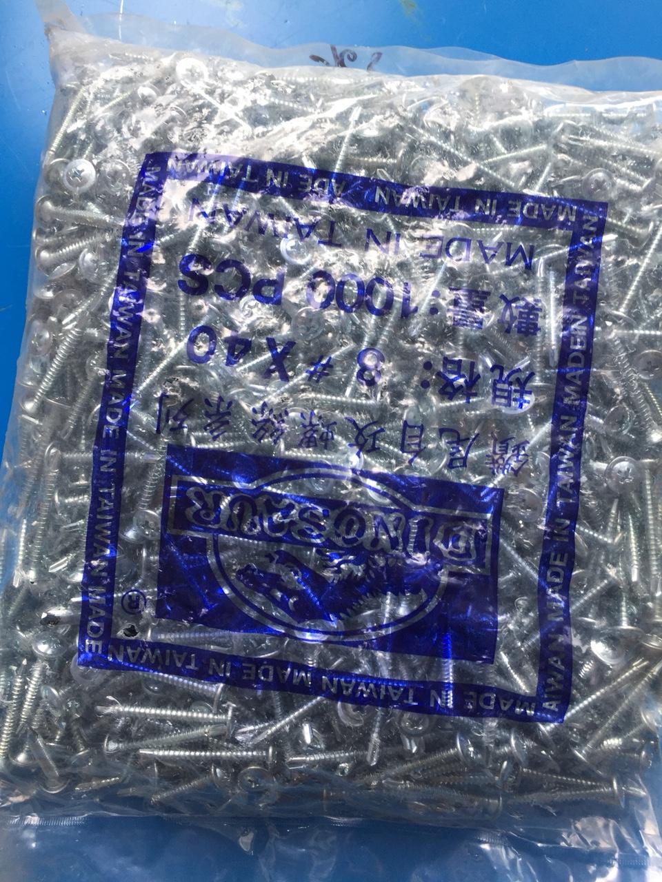 Vít tự khoan đầu dù 4F, 1 gói vít bắn biển (1000 chiếc), vít bắn sắt