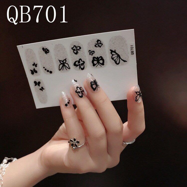 Combo 12 miếng dán móng tay tuyệt đẹp cho phái đẹp (Sticker dán móng)