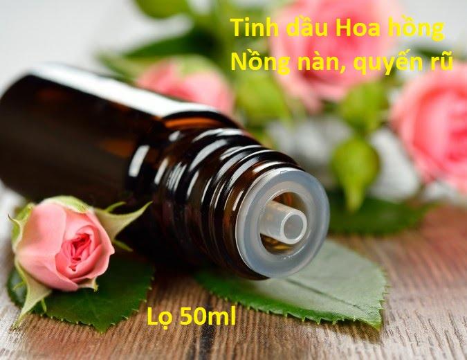 Tinh dầu hoa hồng nguyên chất lọ 50ml