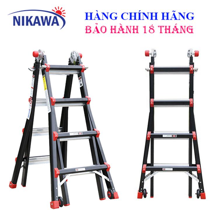 Thang nhôm gấp trượt Nikawa NKB44 - 4,4m