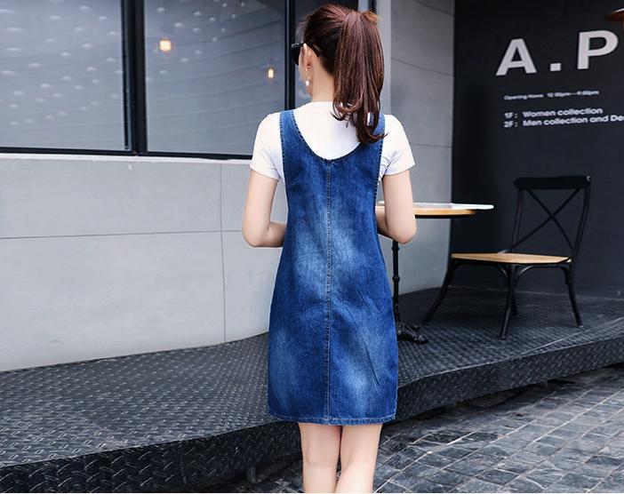 Đầm Yếm Denim D708 (không kèm áo )