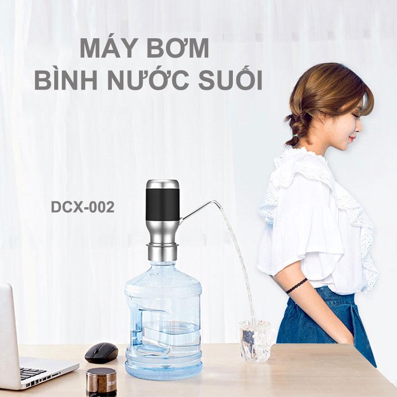 Máy bơm bình nước suối nước khoáng inox cao cấp