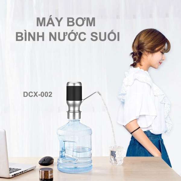 Máy bơm bình nước suối nước khoáng inox cao cấp