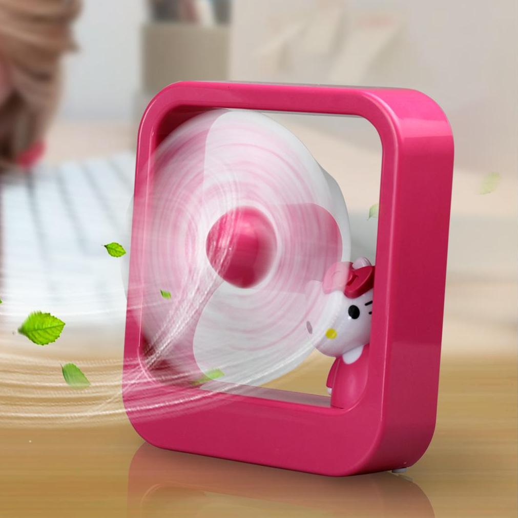 Quạt tích điện cánh mềm Cartoon Fan