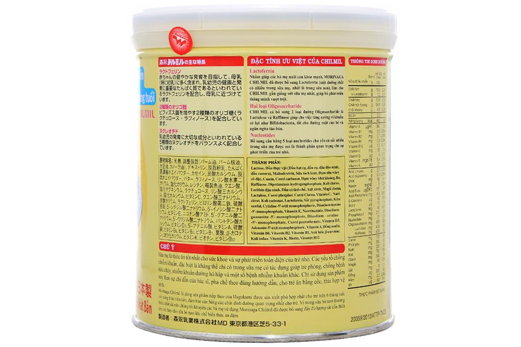 Sữa Morinaga số 2 lon 320gr (cho bé 6 - 36 tháng tuổi)