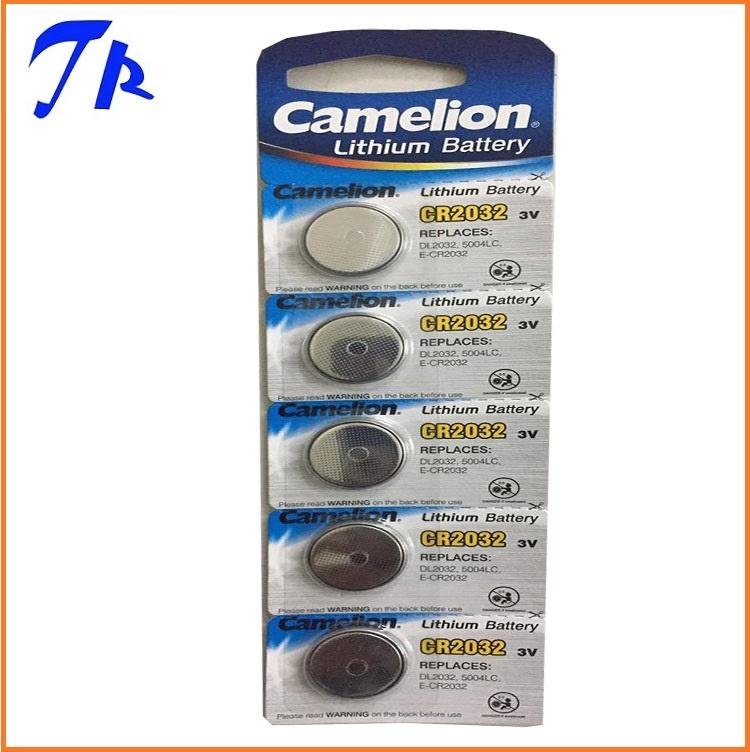 5 viên pin cr2032 camelion lithium 3v, pin cmos cr2032