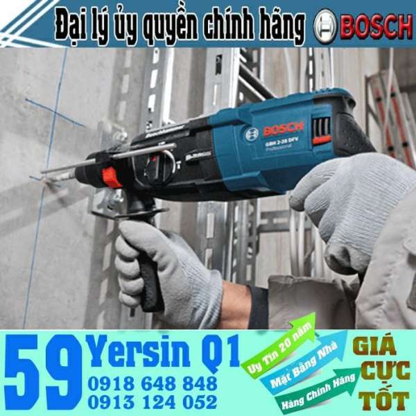 Máy khoan búa 820W Bosch GBH 2-28 DFV 28mm