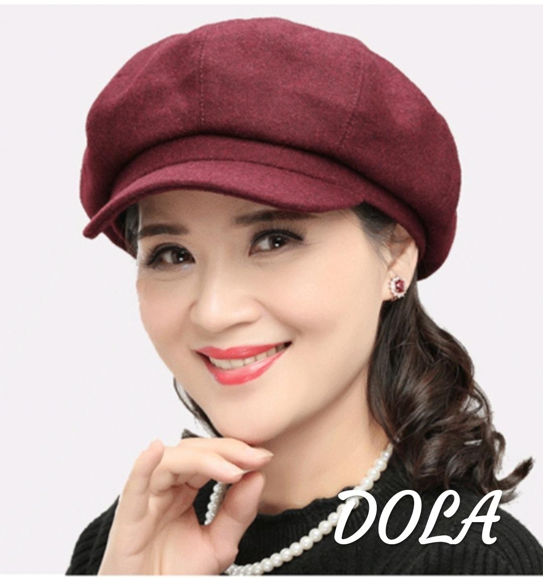 [HCM]Nón bere mũ bere nữ thời trang Hàn Quốc màu đỏ