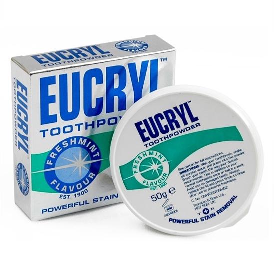 [HCM]Bột tẩy trắng răng EUCRYL 50g giúp răng trắng sáng