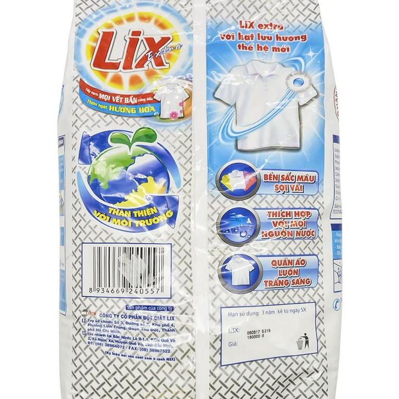 Bột Giặt Lix Extra 6Kg