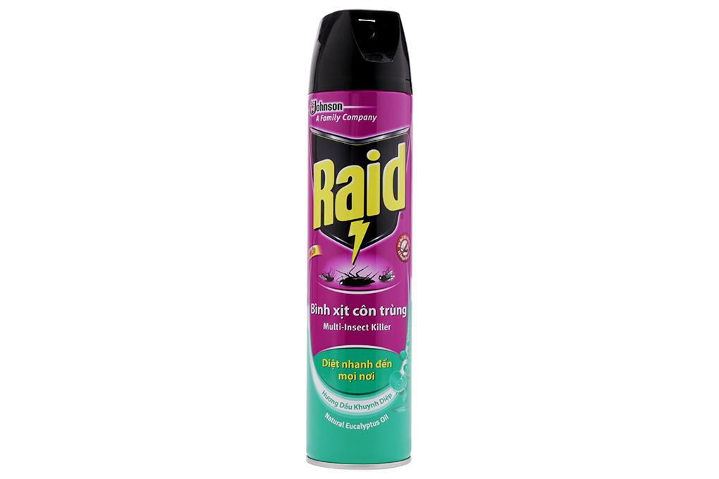 COMBO 12 Chai xịt côn trùng Raid 600ml