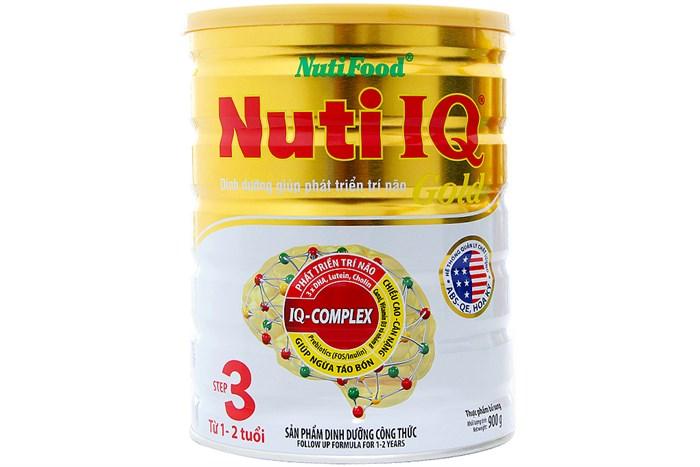 Sữa bột NutiFood IQ Gold Step 3 900g (cho bé 1-2 tuổi)