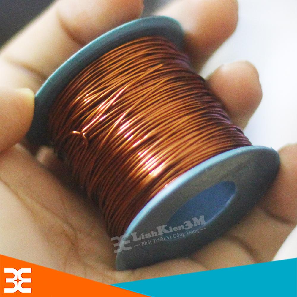 Dây Đồng Bọc Cách Điện 0.7mm - Cuộn 100g