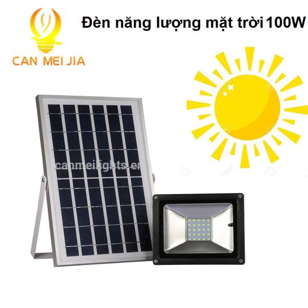 Đèn Led năng lượng mặt trời chống nước Can Mei Jia - Đèn Led ngoài trời 100W