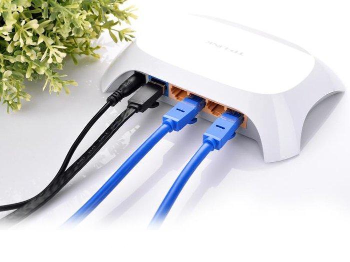 Cáp mạng đúc sẵn Cat6 50m Ugreen 11226 (Xanh dương)