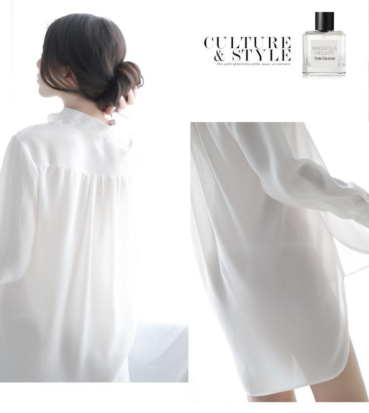 [HCM]Váy Ngủ Kiểu Sơ Mi Tay Dài CDAN66