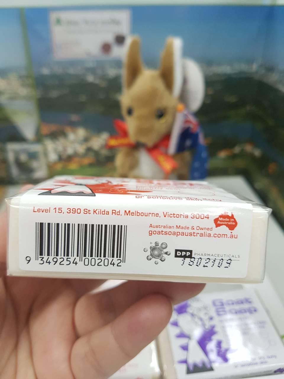 [HCM]xà phòng tắm sữa dê - mật ong Manuka Úc (Goat soap with Manuka honey)