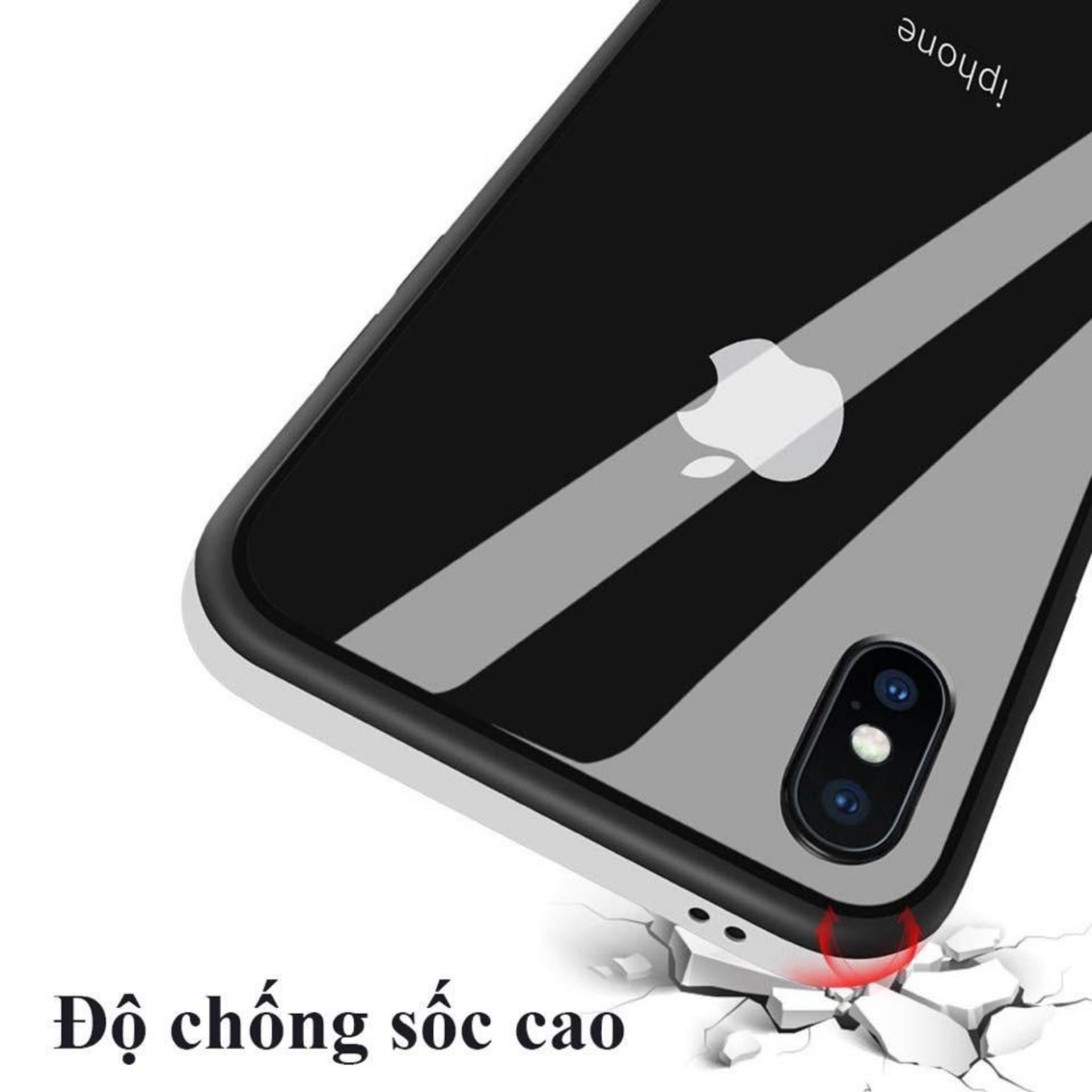 Ốp lưng Sulada lưng kính trong suốt cho Iphone 7 Plus / 8 Plus