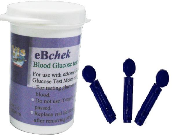 Bộ que thử đo đường huyết eBchek eBchek-TS 50 que