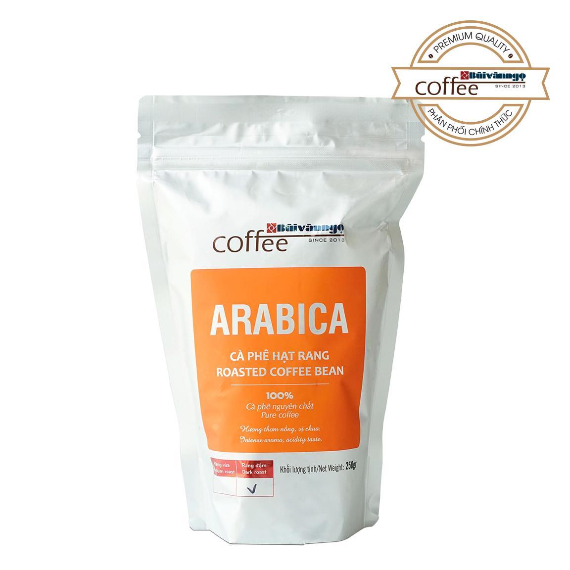 CÀ PHÊ HẠT RANG ARABICA BÙI VĂN NGỌ (250GR)
