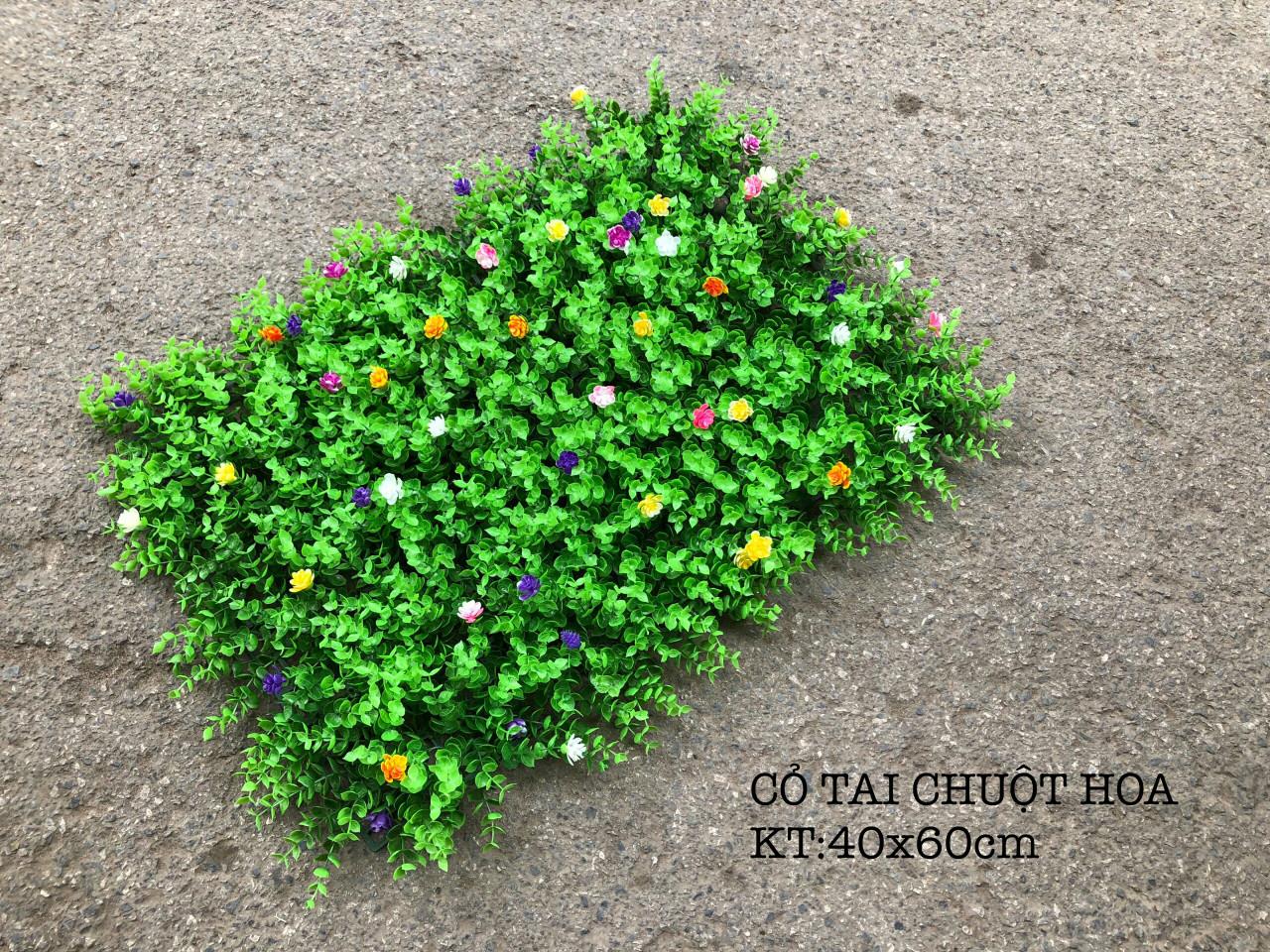 Set 30 tấm cỏ tai chuột hoa treo tường cao cấp ( 1 tấm kt 40x60 cm) Hàng dày cỏ đẹp