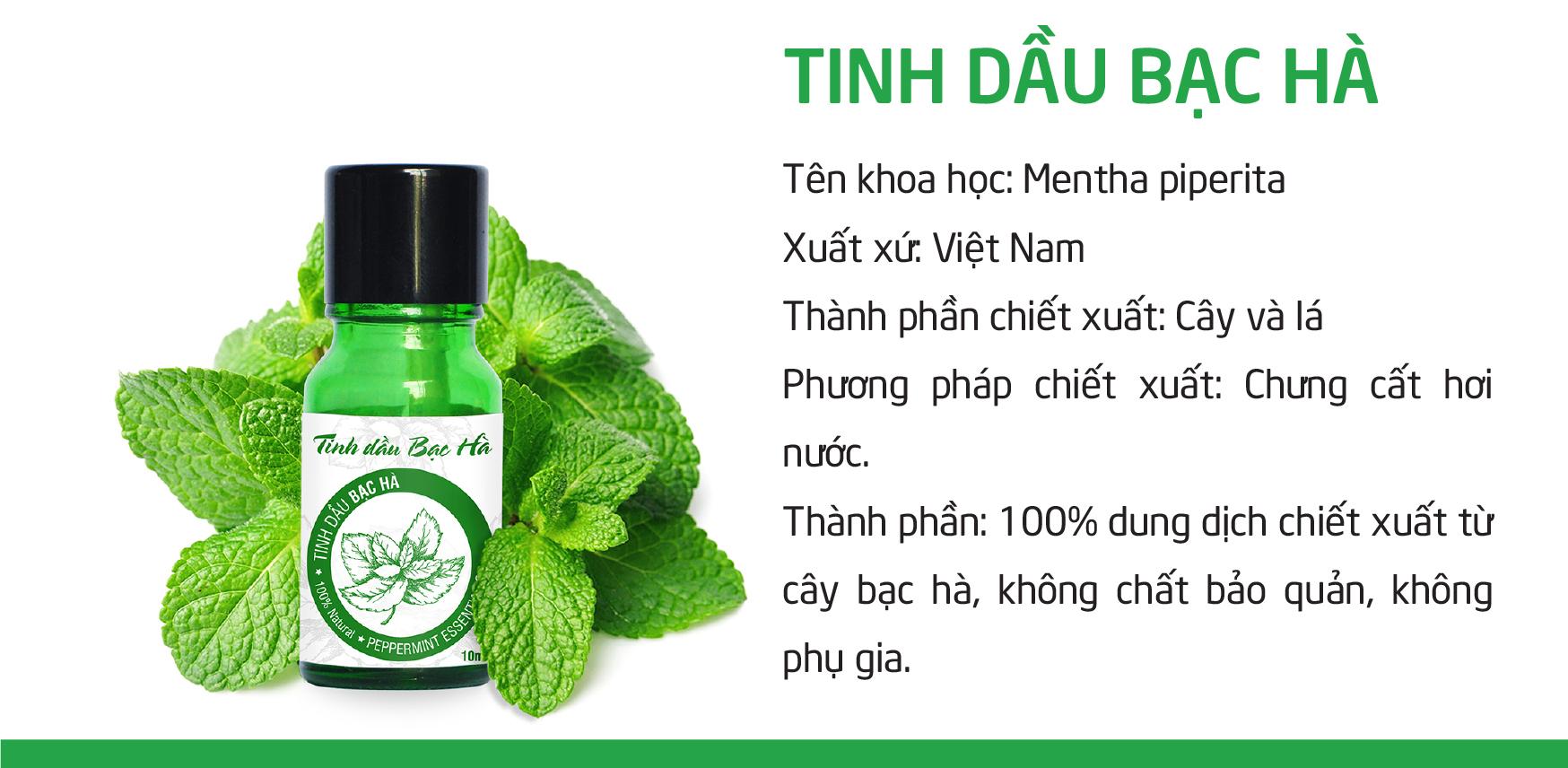 Tinh Dầu Bạc Hà Đất Việt (10ml)