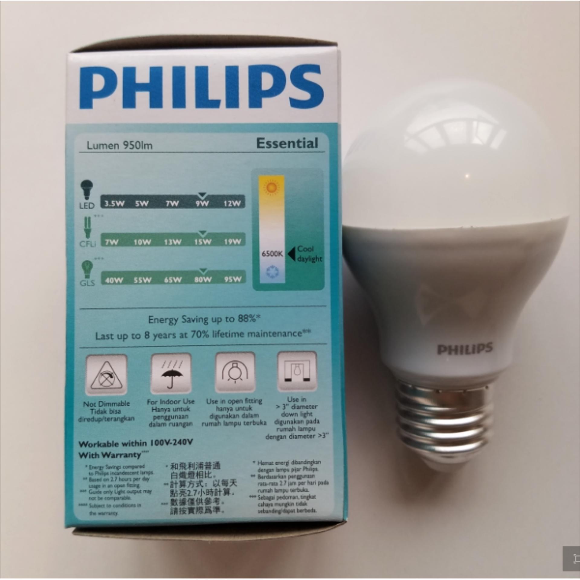 Bóng Đèn Philips Led Ess Ledbulb 12w Đuôi E27 230v A60 Ánh Sáng trắng