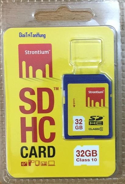 Thẻ nhớ strontium sdhc 32gb class 10