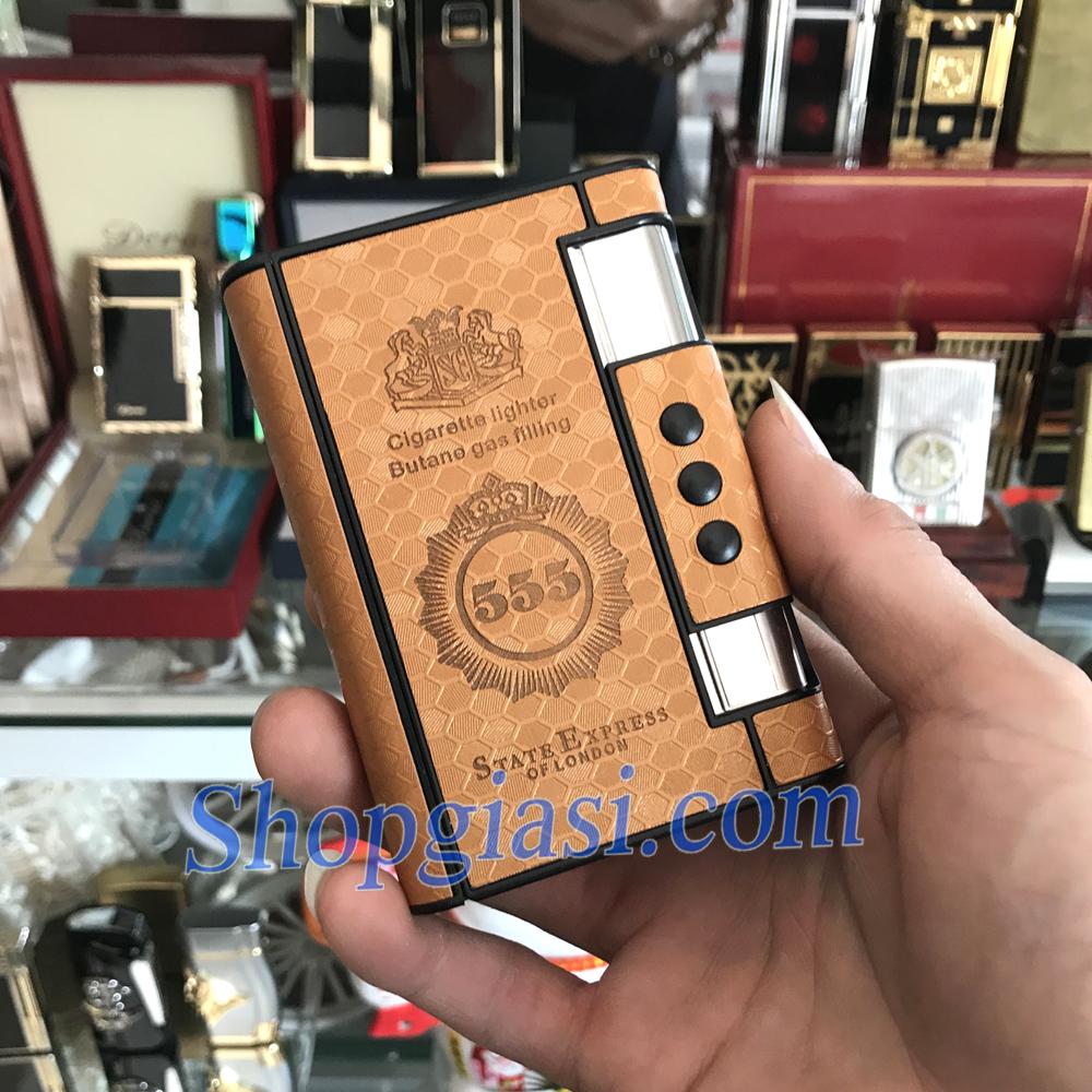 Hộp Đựng Thuốc 555 - Marl Kiêm Bật Lửa ( 10 Điếu )