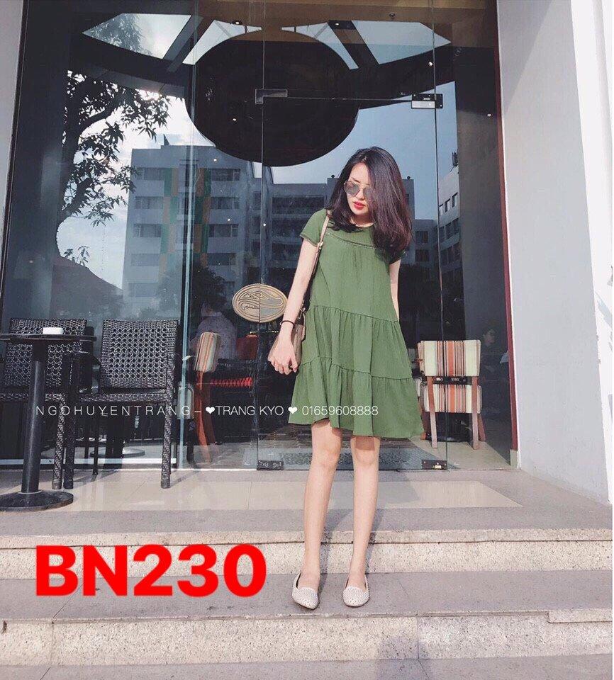 [HCM]Đầm Voan Nhúm Tầng