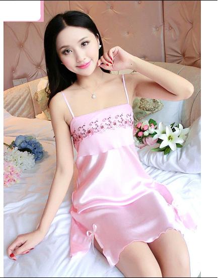 Váy ngủ phi bóng voan ngực thêu hoa cdanp01
