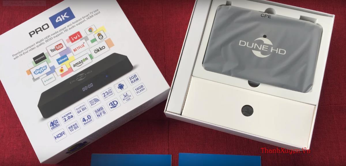 Dune HD Pro 4K Ultra 2018 Android 7.1- Tặng tai nghe bluetooth