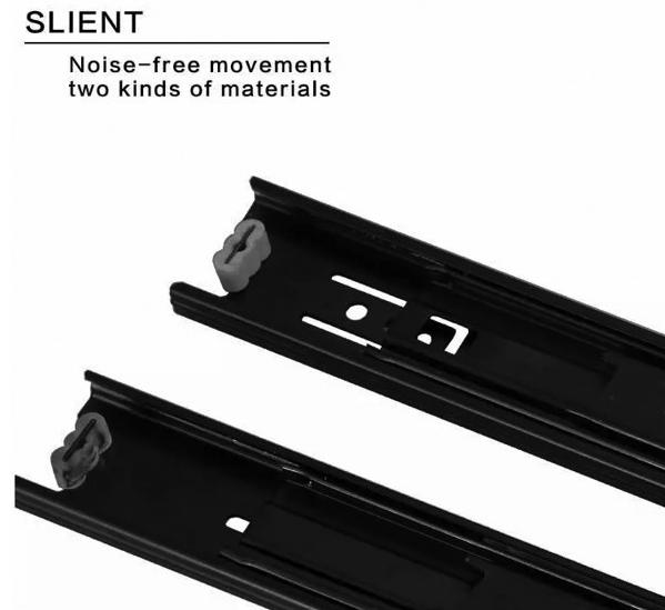 Ray Bi 3 Tầng Lắp Ngăn Kéo Hộc Tủ 30cm (ĐEN)