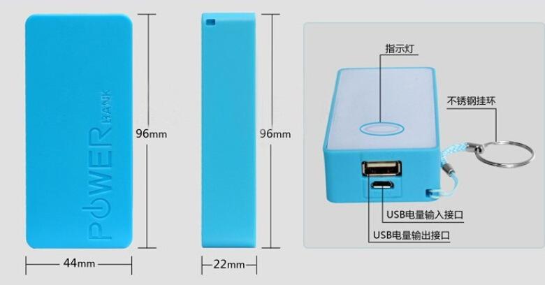 Box sạc dự phòng 2 cell vuông (Không bao gồm pin)