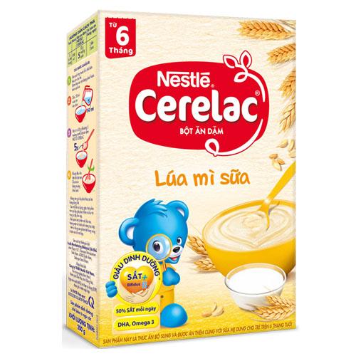 Bột ăn dặm Nestlé CERELAC Lúa mì sữa