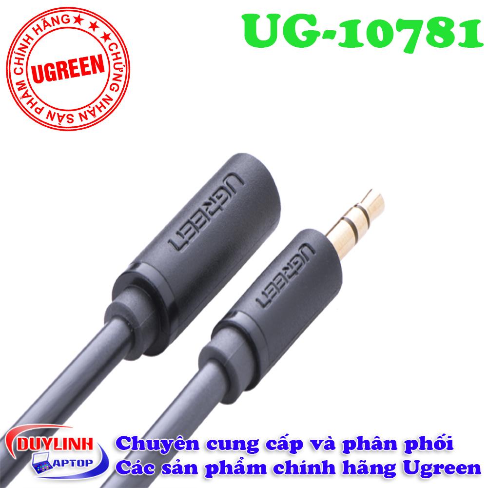 Cáp Audio 3.5mm nối dài 0.5m cao cấp UGREEN 10781