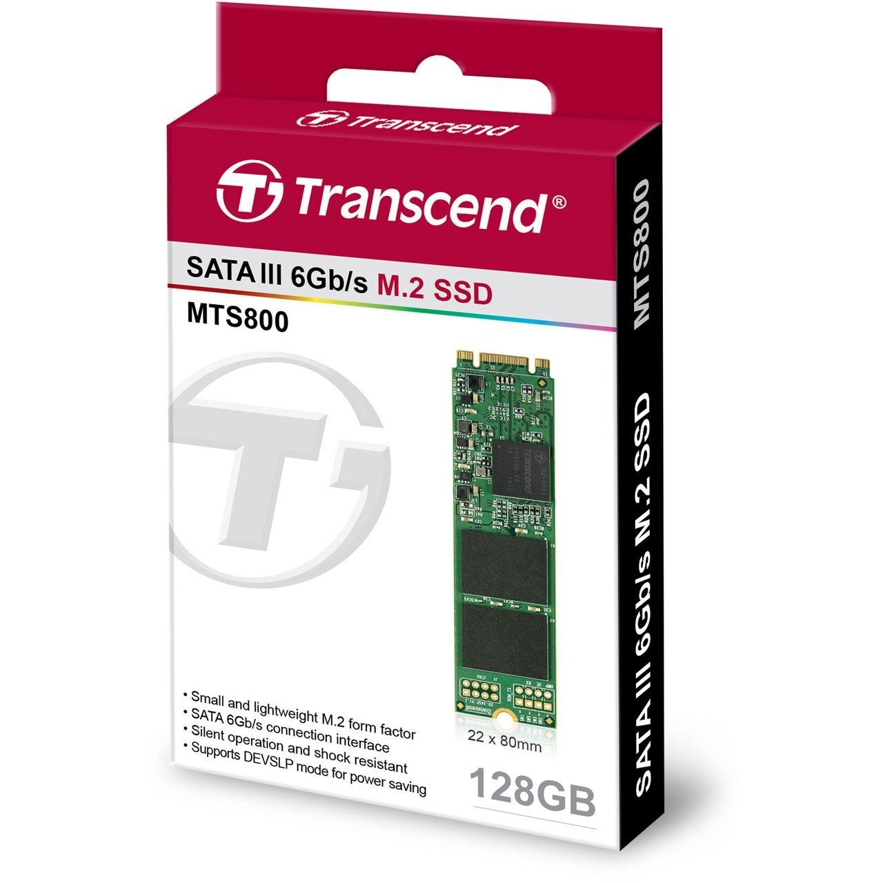 Ổ cứng SSD Transcend M.2 Sata 128GB MTS800 TS128GMTS800