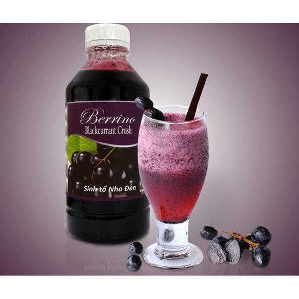 Sinh Tố Berrino Nho đen (Blackcurrant Crush) 1L