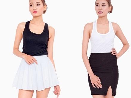 Bộ 2 áo thun nữ 3 lỗ xinh xắn