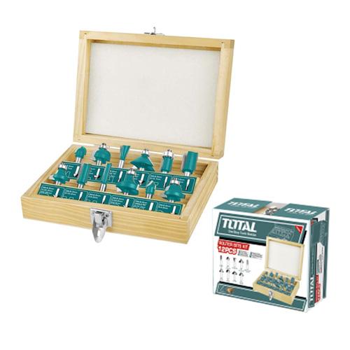 12MM Bộ mũi phay gỗ Total TACSR2121 (12 mũi)