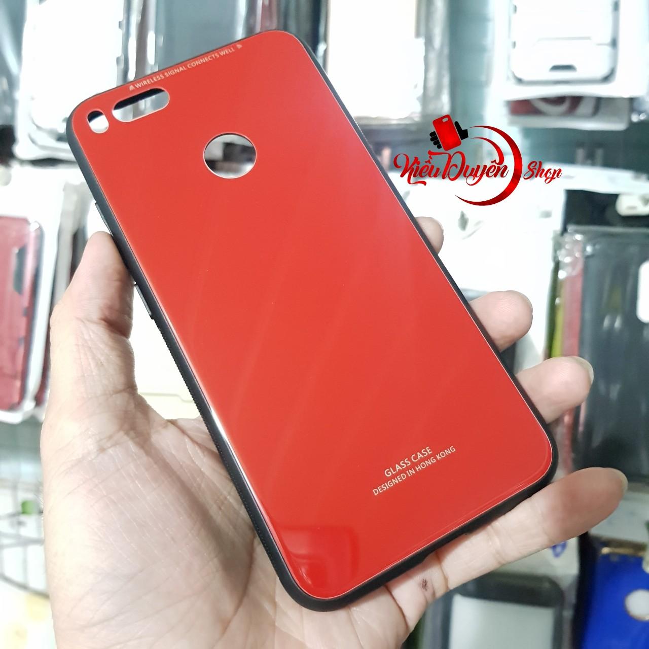 Ốp lưng kính Xiaomi Mi5x,Mi A1,viền nhựa dẻo